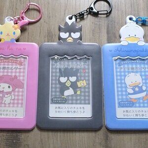 Hello Kitty & Friends Badge Holder Keychain - You choose
